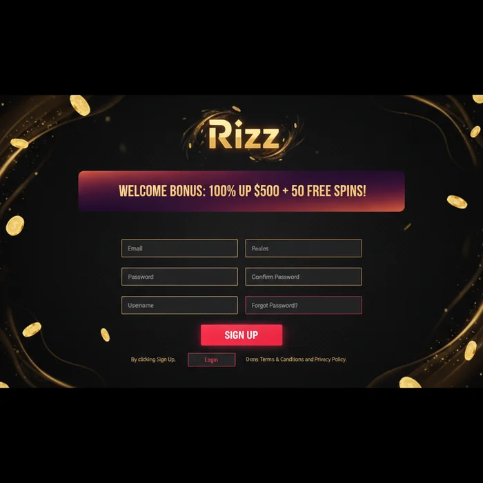 Rizz Casino Signup